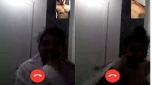 Bhabhi flaunts her ample assets in a private video call