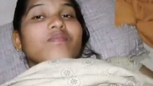 Beautiful blonde girl gets her tight pussy fucked