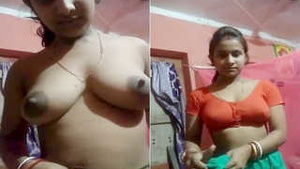 Indian Amateur Undresses and Shows Off Her Body in Part 4