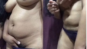 Indian Wife Fingers Her Husbands Pussy in Pleasure