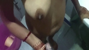 Desi wife gets naughty in the bathroom with her husband