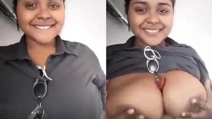 Big tits GF showing for BF