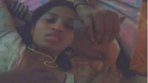 Exclusive Desi Indian Girl Gets Her Breasts Pleasured by Lover