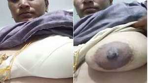Exclusive Video of Telugu Bhabha Showing Off Her Big Boobs in a Super Hot Way