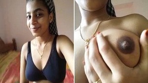 Indian Girl with Cute Tits Shows Her Lover a Good Time