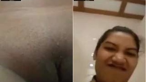 Bangla Babe Gives Lover a Sensual View of Her Pussy on Video Call