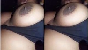 Desi Babe Boudi Shows Off Her Enormous Breasts