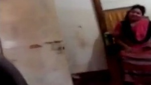 Mature habhi eager to suck devr big dick while cheking othrs come to the room or not