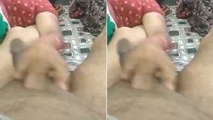 Desi bhabhi enjoys some solo playtime with her husbands penis