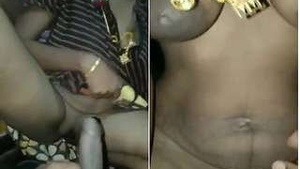 Exclusive Desi Bhabhi strips and rids her husbands dick