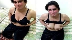 Pakistani Wifes Big Boobs are Revealed in Exclusive Porn Video