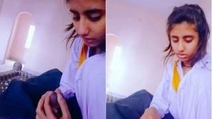 Desi girls sensual handjob leads to explosive orgasm