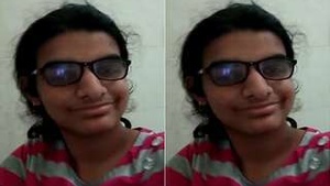 Desi Indian babe flaunts her big breasts and tight pussy in this exclusive porn video