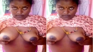 Amateur Bhabhi Teases with Her Big Breasts