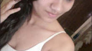 Cute Desi GF showing breasts