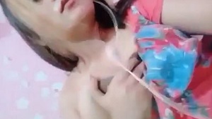 Paki girl showing breasts and pussy