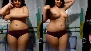 Exclusive Video: Pretty Girl Teases with Her Big Breasts