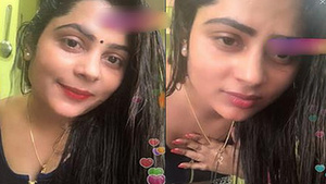 Priyankas wet and wild dance session with her belly button on display