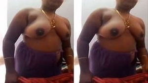 Exclusive Video: Tamil Wifes Hardcore Pressing on Her Husbands Chest