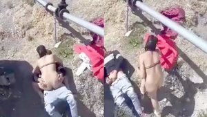 Desi couple gets caught fucking outdoors in the heat