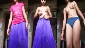 Watch Dehati, the sexy teenage girl, in this video.