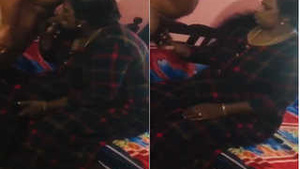 Desi wife with a big ass gives a blowjob and gets fucked in part 3