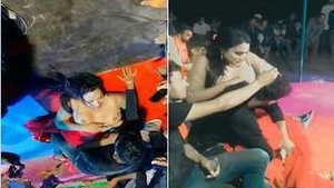 Amateur Indian Supergirl Sucks on Camera at a Dance Show