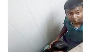 Toilet fetish caught on camera with college lover