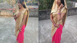 Desi wife cheats on her husband by exposing her breasts and pussy