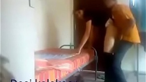 HD video of a college couple having sex in his dorm room