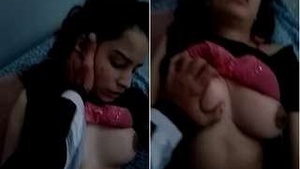 College Girl Gets Her Big Boobs and Ass Pounded by Lover