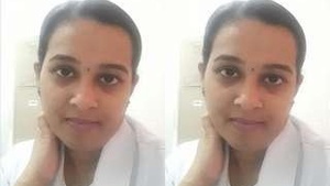 Exclusive Video of Sexy Wife Playing with Her Big Boobs