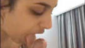 Indian girl gets a blowjob from her horny friend