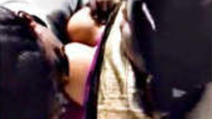 Super hot aunt from Kerala with huge natural tits gets sucked off by her horny uncle in the bathroom