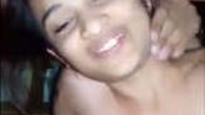 Desi handsome slim married girl night with her husband