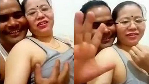 Auntys new video captures her husbands intense breast play