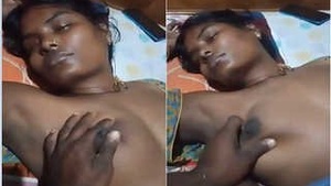 Desi Wife Gets Naughty on Her Husbands Tits