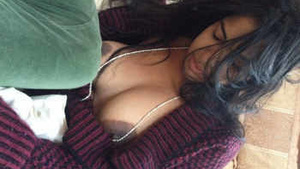 Sexy striptease featuring the same cat playing with her ass