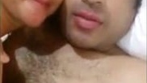 Newlywed girl riding