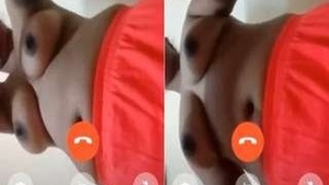 Beautiful Teen in Telugu Shows Off Her Breasts and Genitalia on Video Call