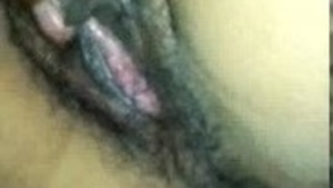 Indian husband enjoys pleasuring his wifes genitals with care and pleasure