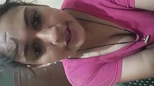 New mommy bhabhi with milky cleavage and bubbles in hot show