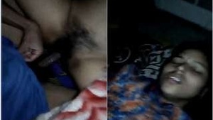 Desi wife gets her pussy pounded hard by her husband