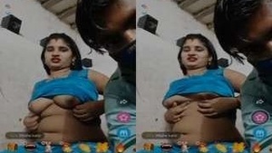 Exclusive Bhabhi Shows Off Her Big Boobs at a Tight Latino Performance