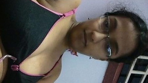 Desi girl strips down and shows off her hot body