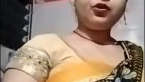 sexy bhabhi in sari fingering Julie