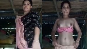 Bangla Village woman striptease show