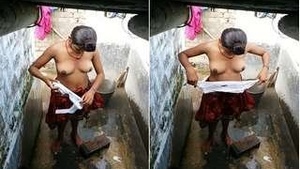 Exclusive Desi Girl Dressed Up in Super Cute Clothes After Bath Time