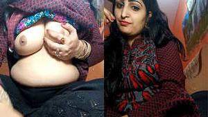 Part 1: Bhabhi Latashas Exclusive Show of Her Big Boobs and Fingering Techniques