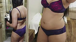 Rathi, the hot mallu bhabi, walks around and grooms her hair